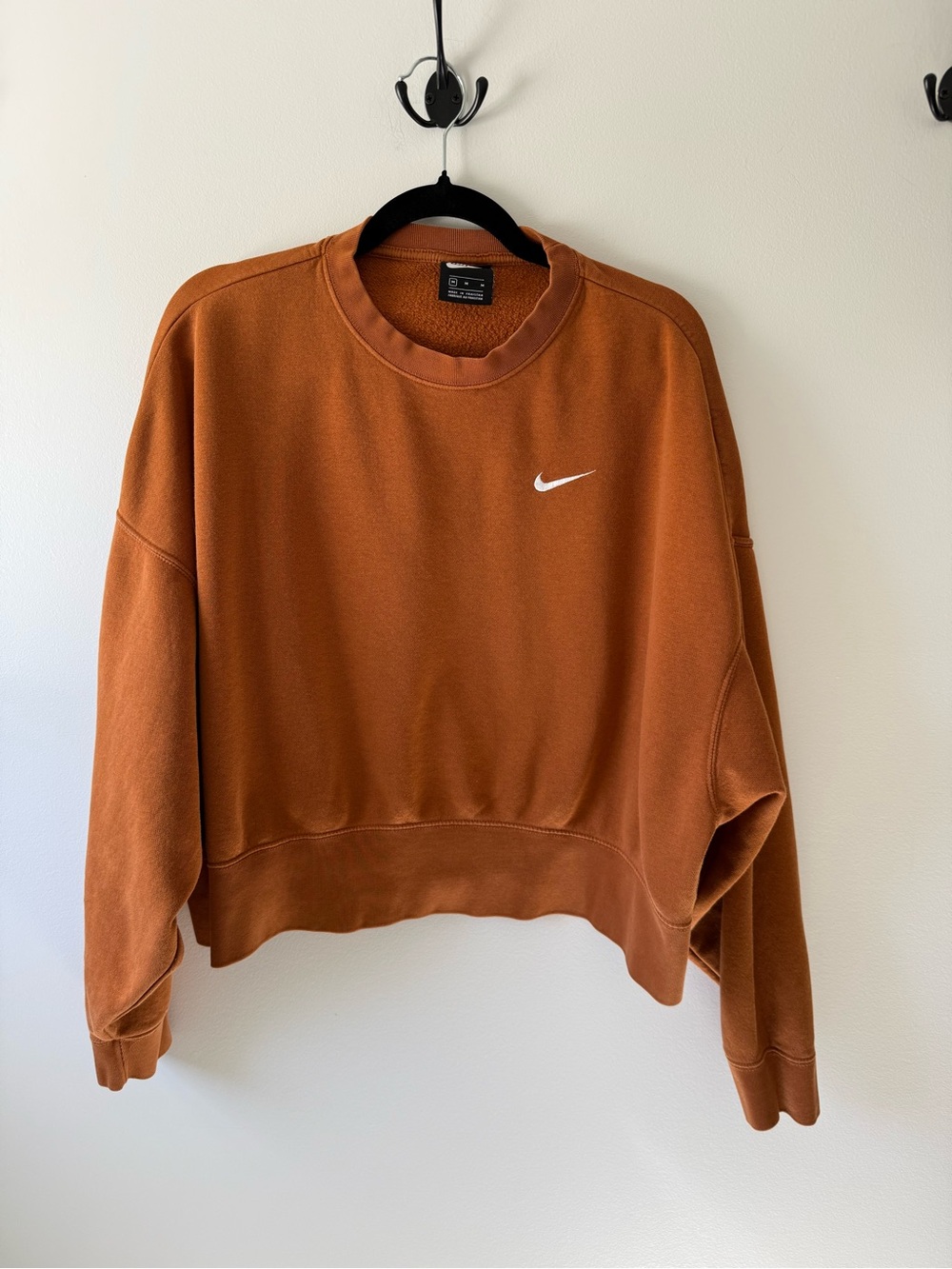 Nike Women's Burnt Orange Crewneck Sweatshirt